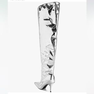 Silver Heeled Boots